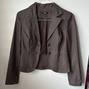 BCX Women's Brown Blazer Jacket